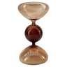 Elba glass hourglass small
