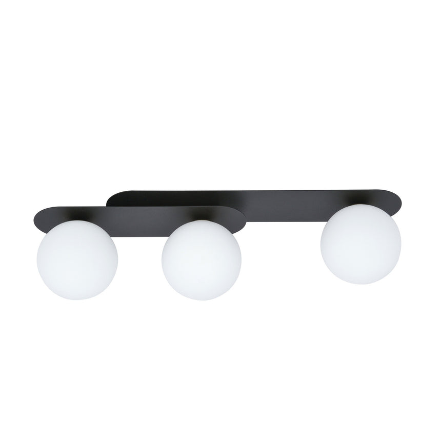 Plaza 3 BL Opal glass ceiling lamp