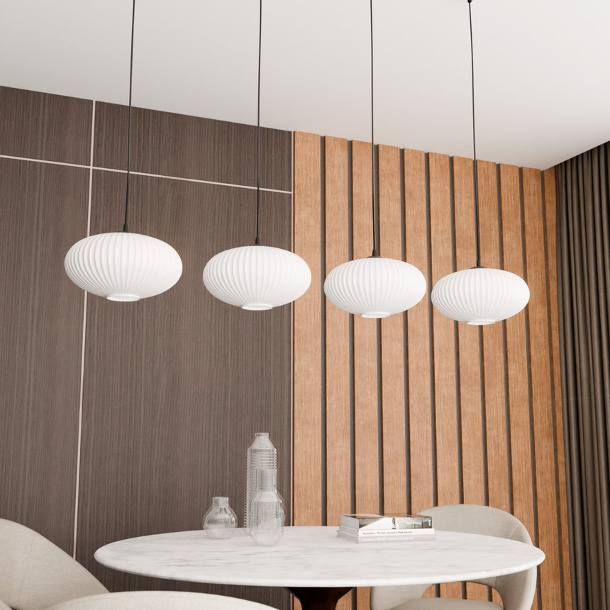 Coco 4 BL glass pendant lamp